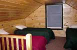 Log Cabin Rental Photos - Upstairs, View 2 - North Country Rivers